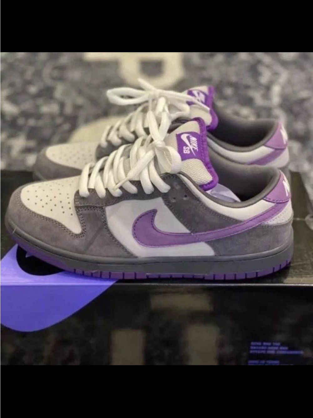 Nike Women’s Low-Top Sneakers - Gray & Purple